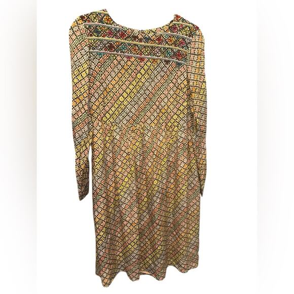 Label Ritukumar Embroidered Long Tunic Dress 2 Boho Indian Ethnic Resortwear - Picture 3 of 9